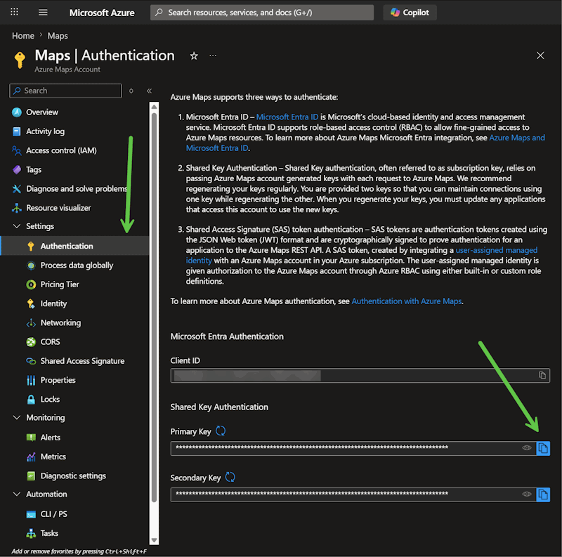 Azure Maps API
