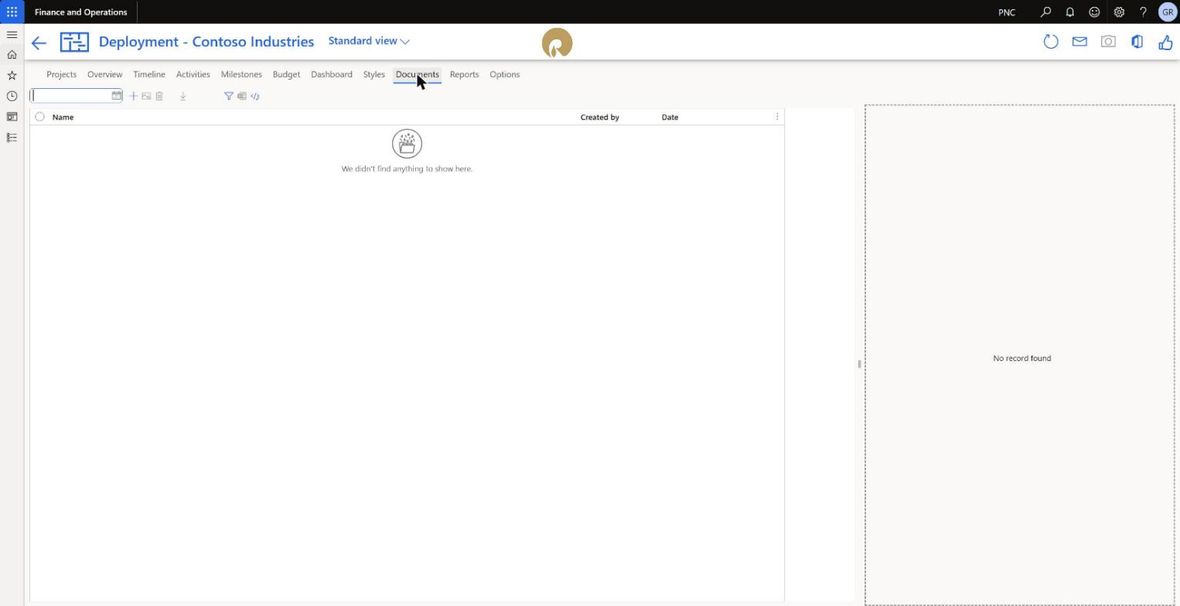 The Documents tab
