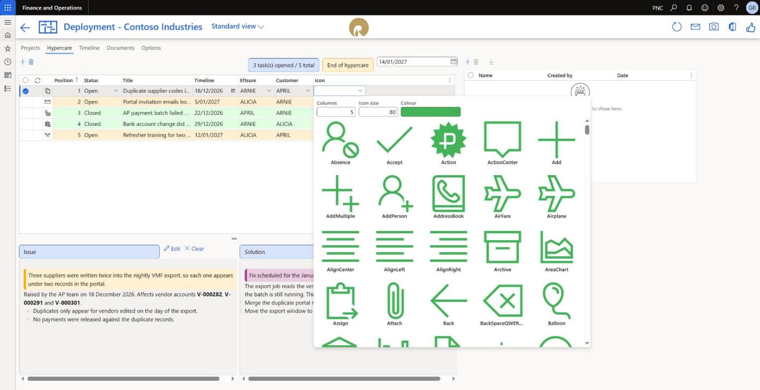 The symbol picker
